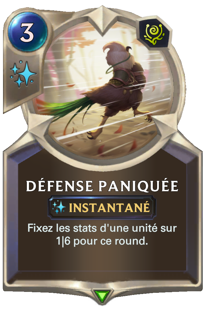 Défense paniquée