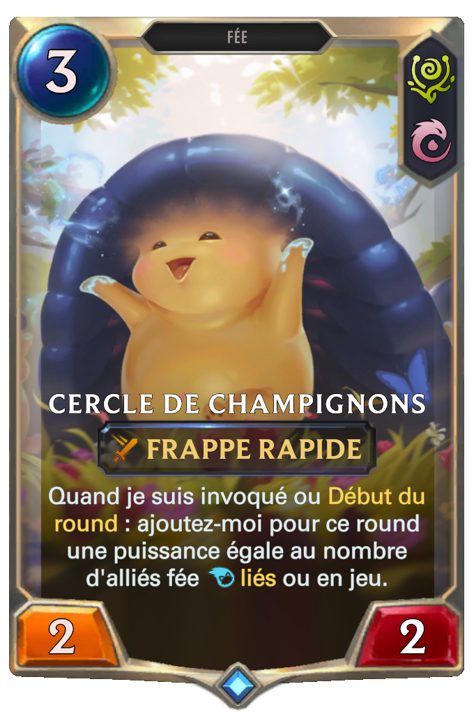Cercle de champignons