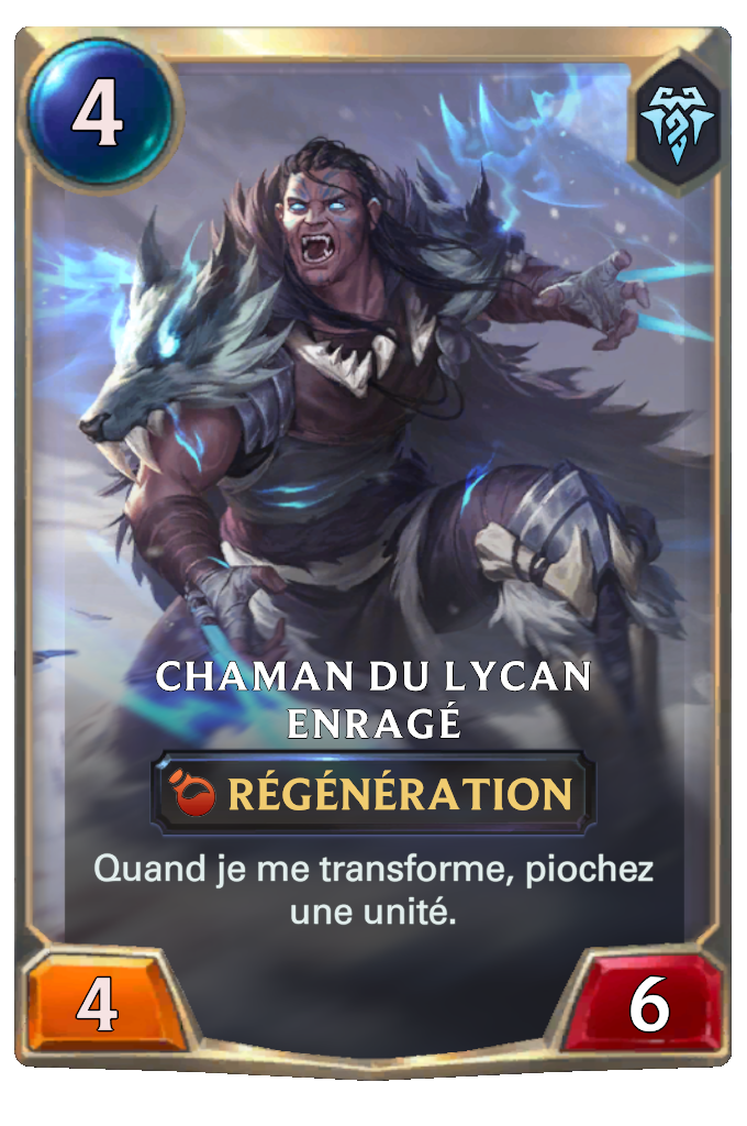 Chaman du lycan enragé
