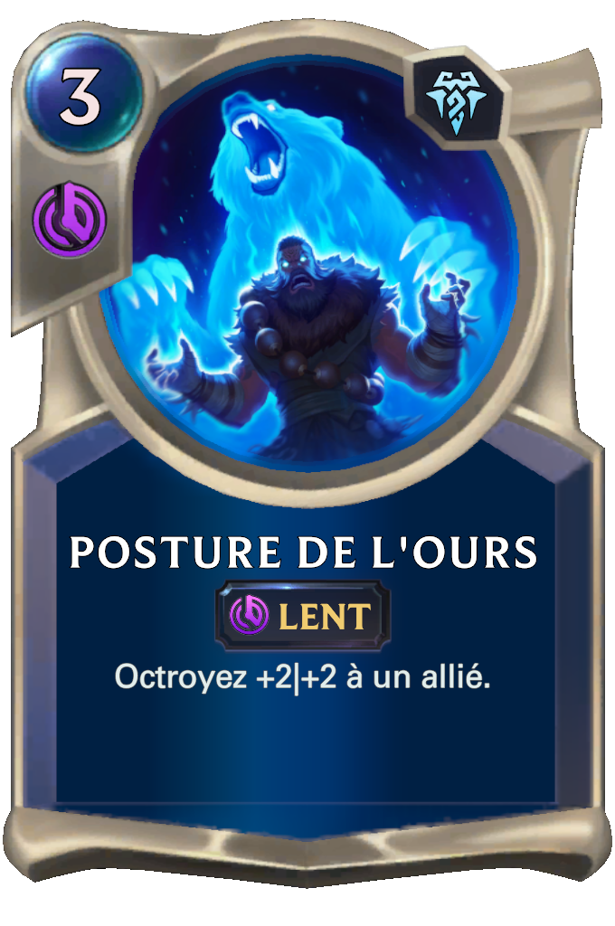 Posture de l'ours