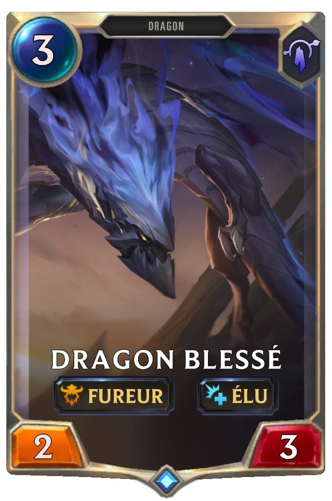 Dragon blessé