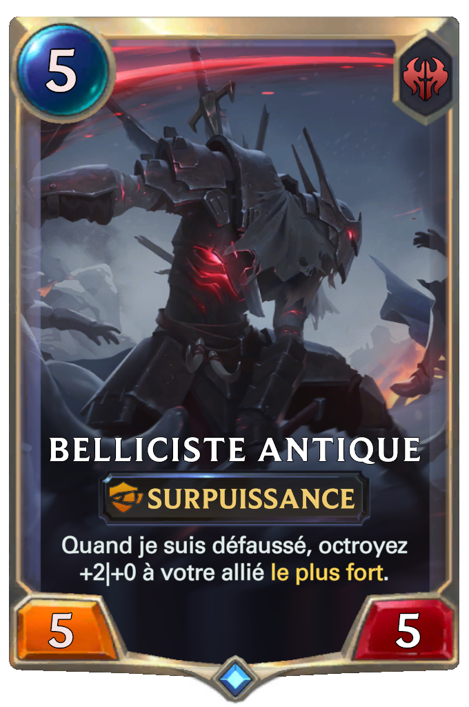 Belliciste antique
