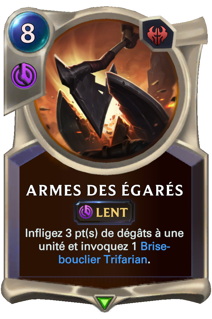 Armes des égarés