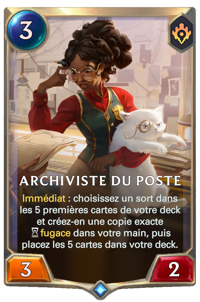 Archiviste du poste