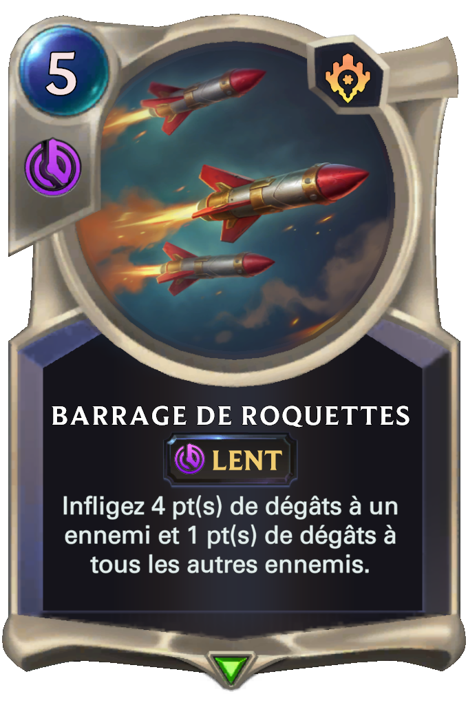 Barrage de roquettes