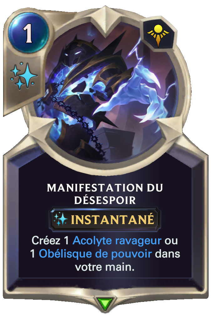 Manifestation du désespoir