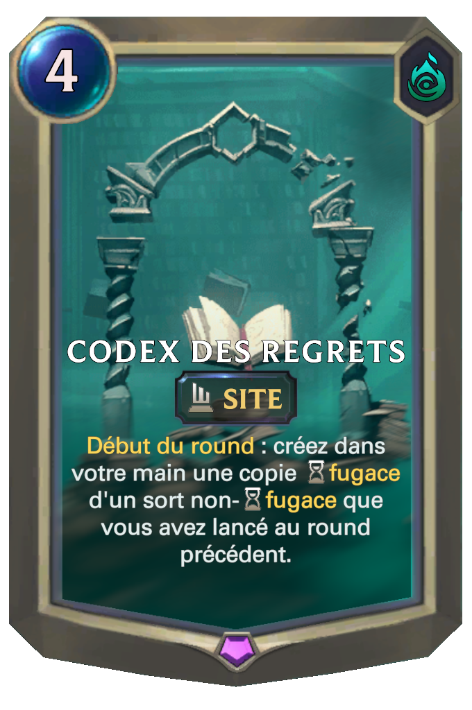 Codex des regrets