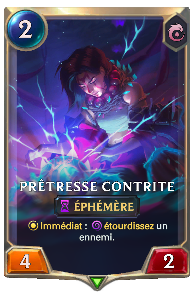 Prêtresse contrite