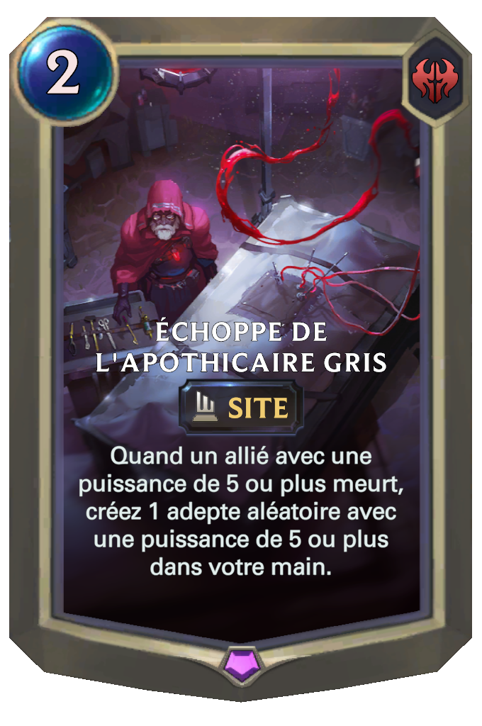 Échoppe de l'apothicaire gris