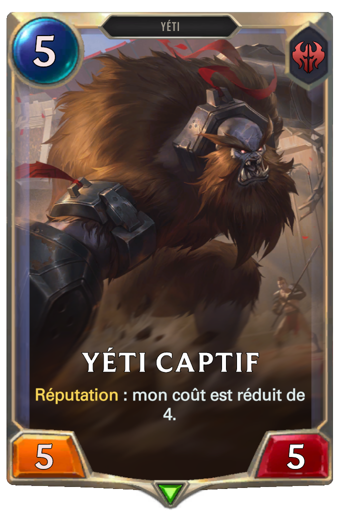Yéti captif