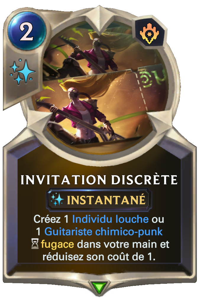 Invitation discrète