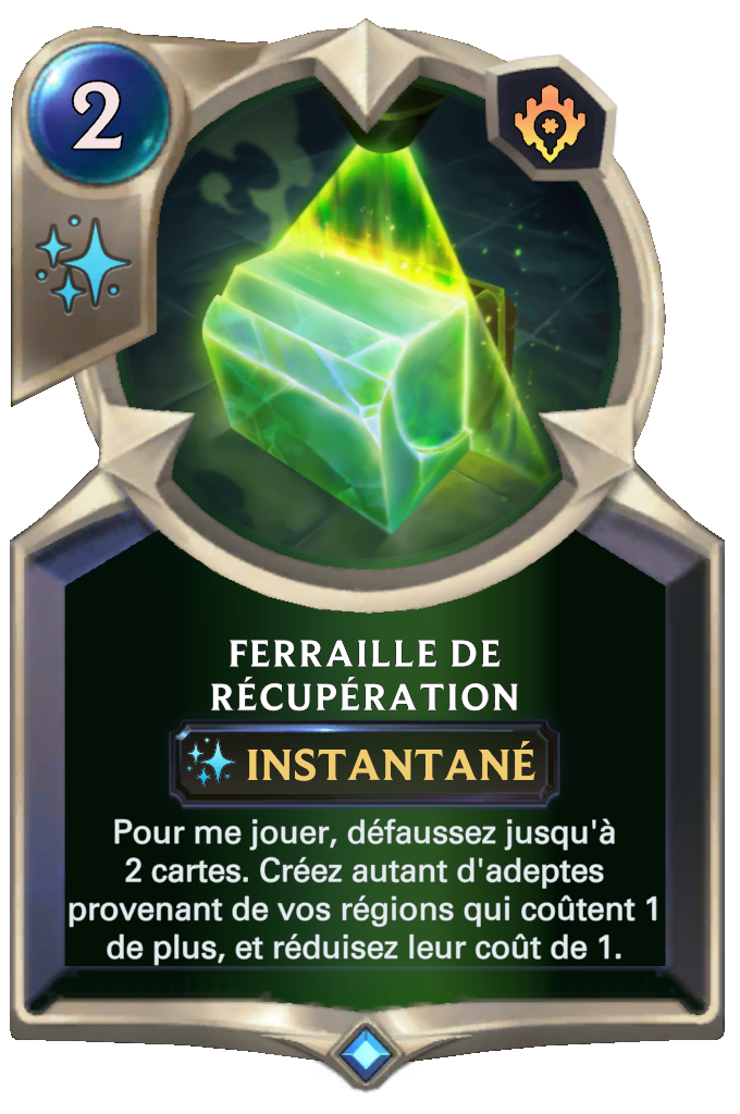 Ferraille de récupération