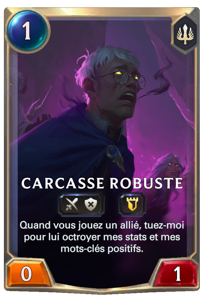 Carcasse robuste