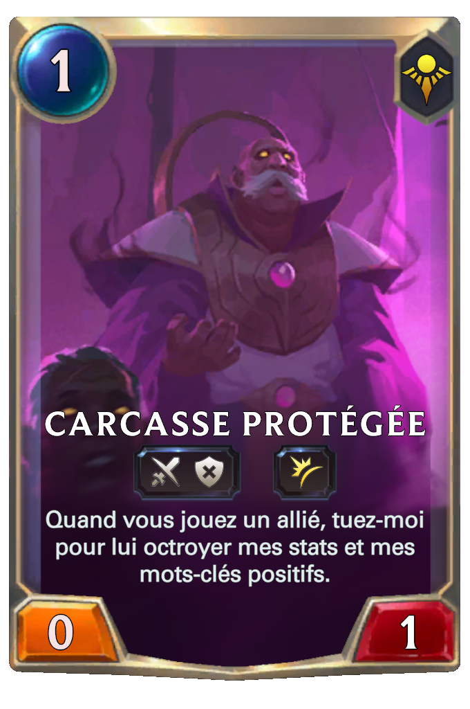 Carcasse protégée