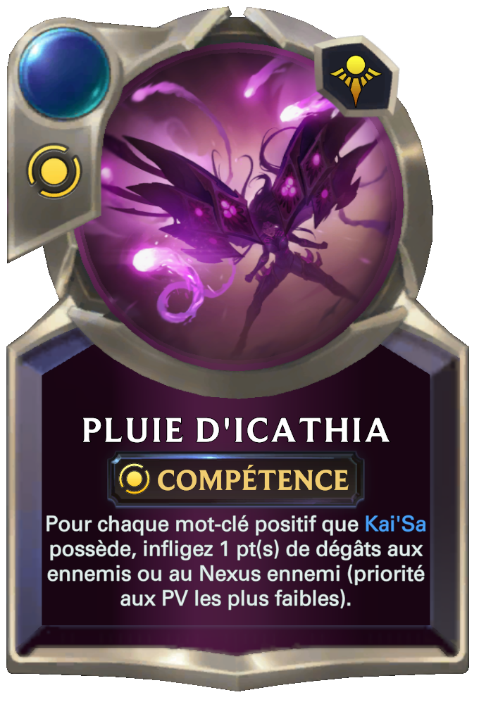 Pluie d'Icathia