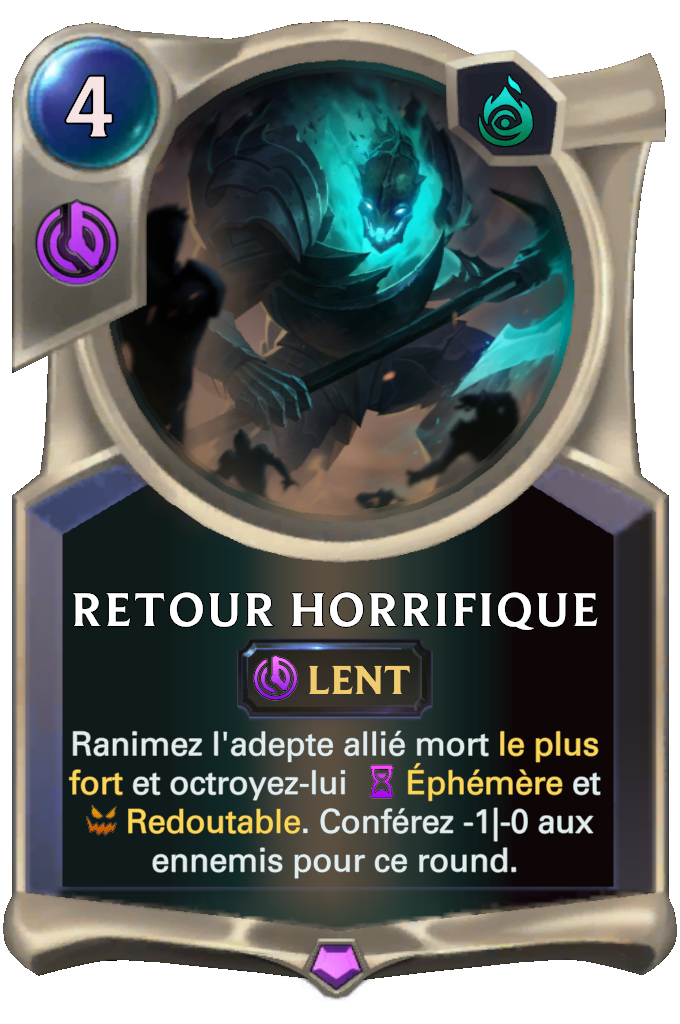 Retour horrifique