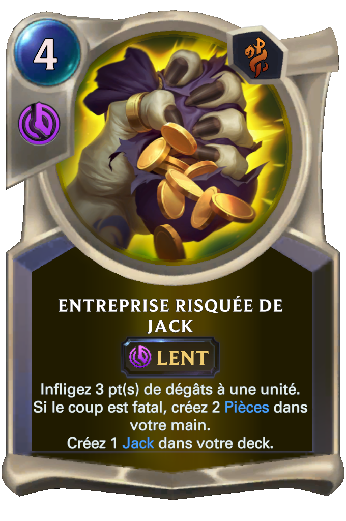 Entreprise risquée de Jack