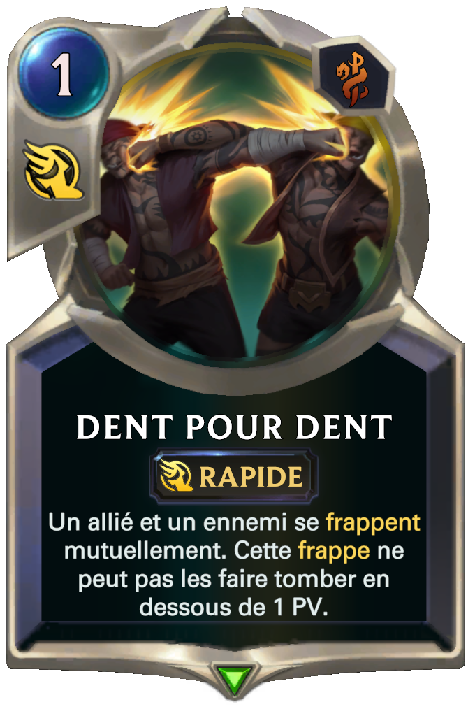 Dent pour dent