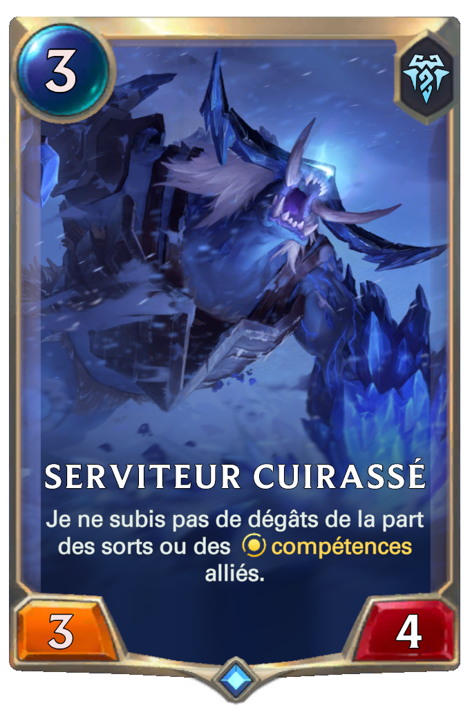 Serviteur cuirassé
