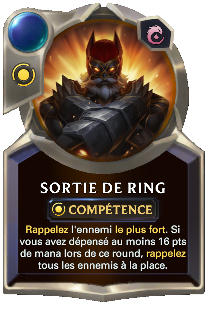 Sortie de ring