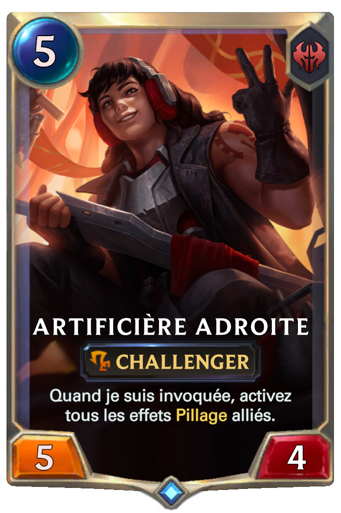 Artificière adroite