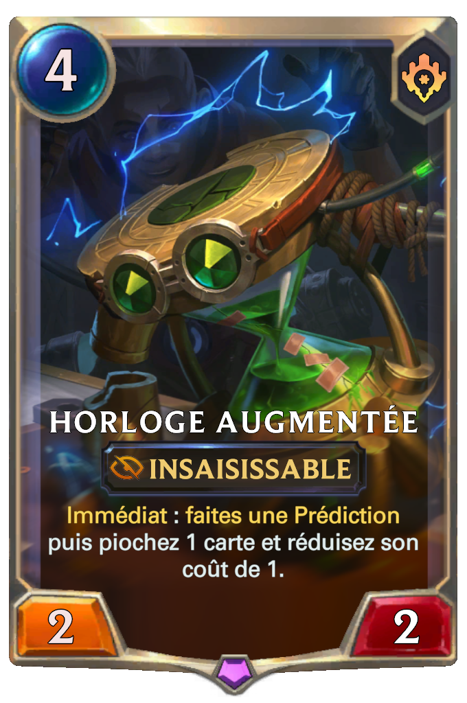 Horloge augmentée