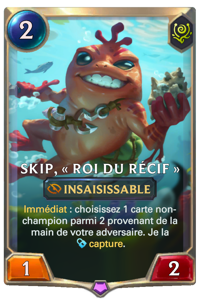 Skip, « roi du récif »