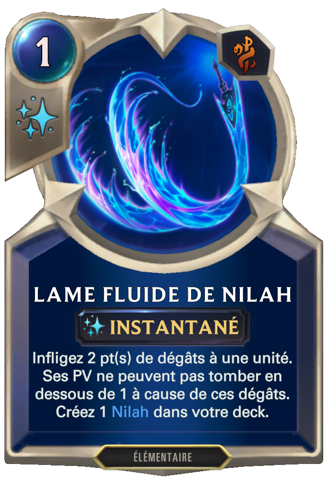 Lame fluide de Nilah