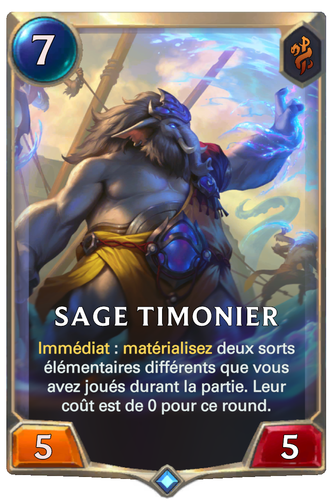 Sage timonier