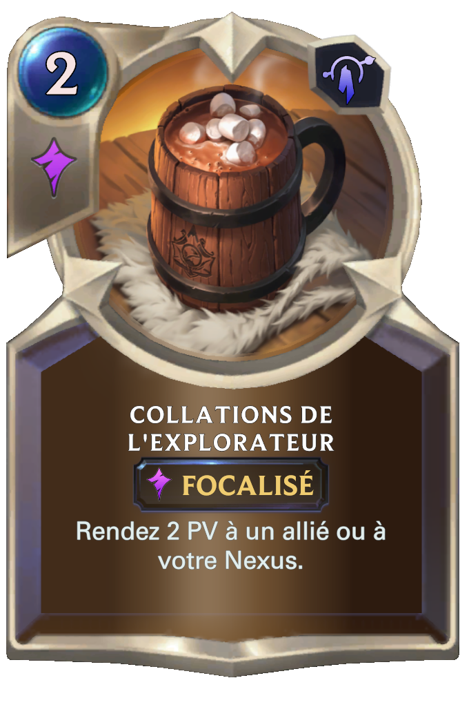 Collations de l'explorateur