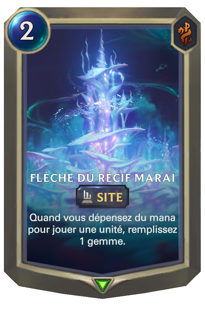 Flèche du récif marai
