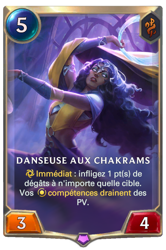 Danseuse aux chakrams