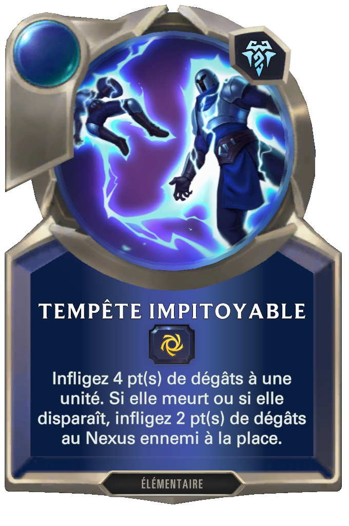Tempête impitoyable
