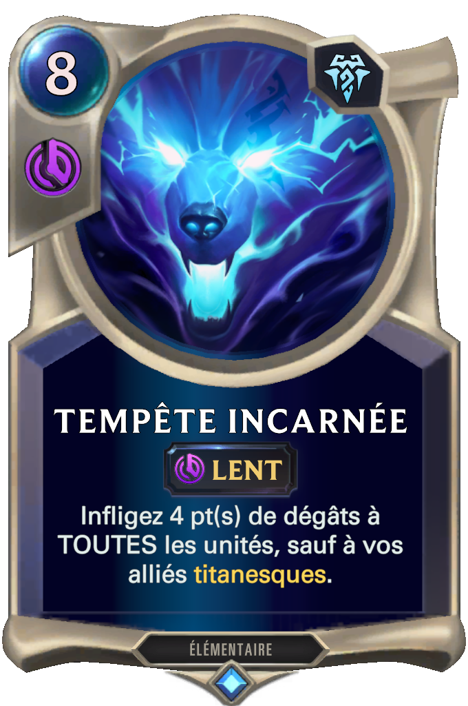 Tempête incarnée