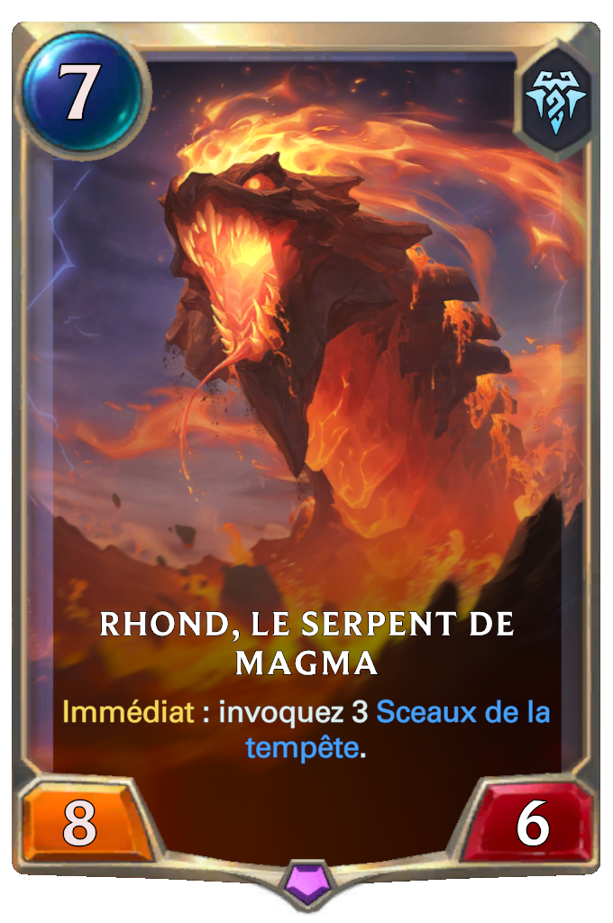 Rhond, le serpent de magma