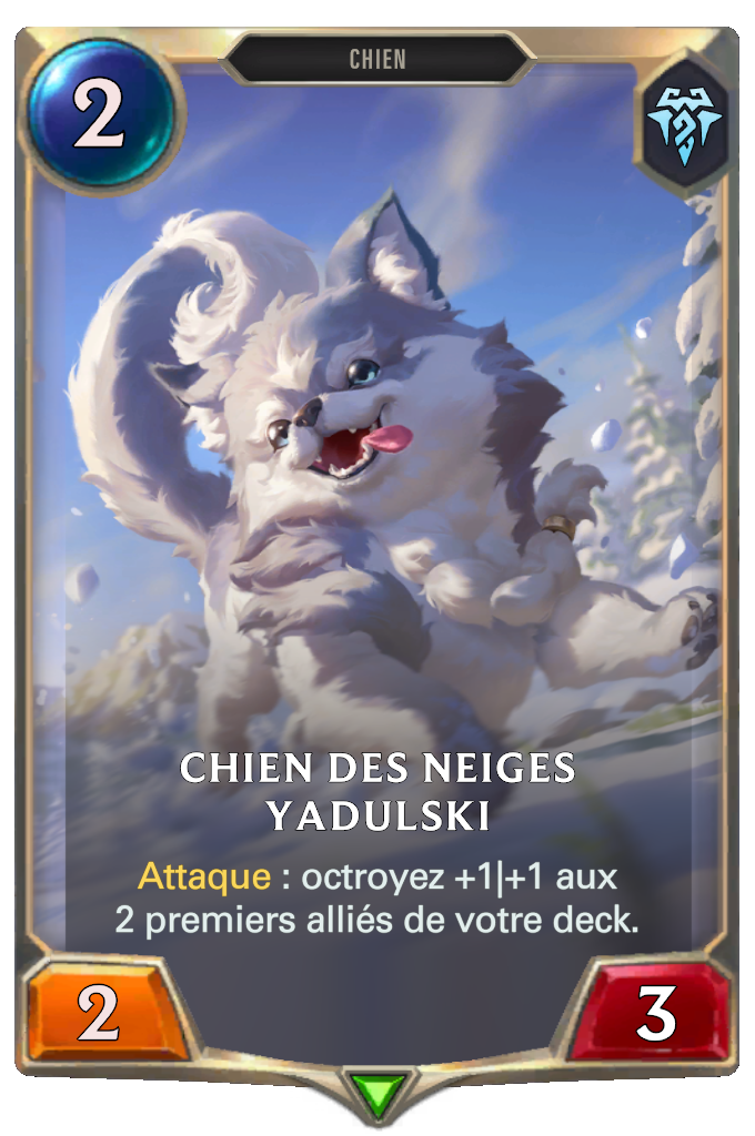 Chien des neiges yadulski