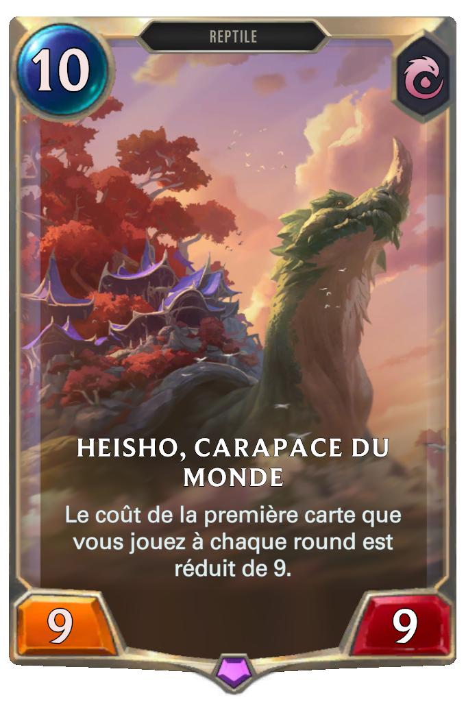 Heisho, carapace du monde