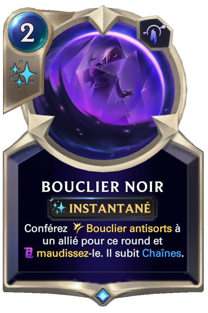 Bouclier noir