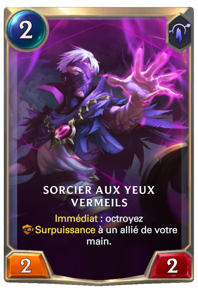 Sorcier aux yeux vermeils
