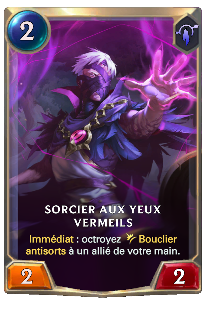 Sorcier aux yeux vermeils