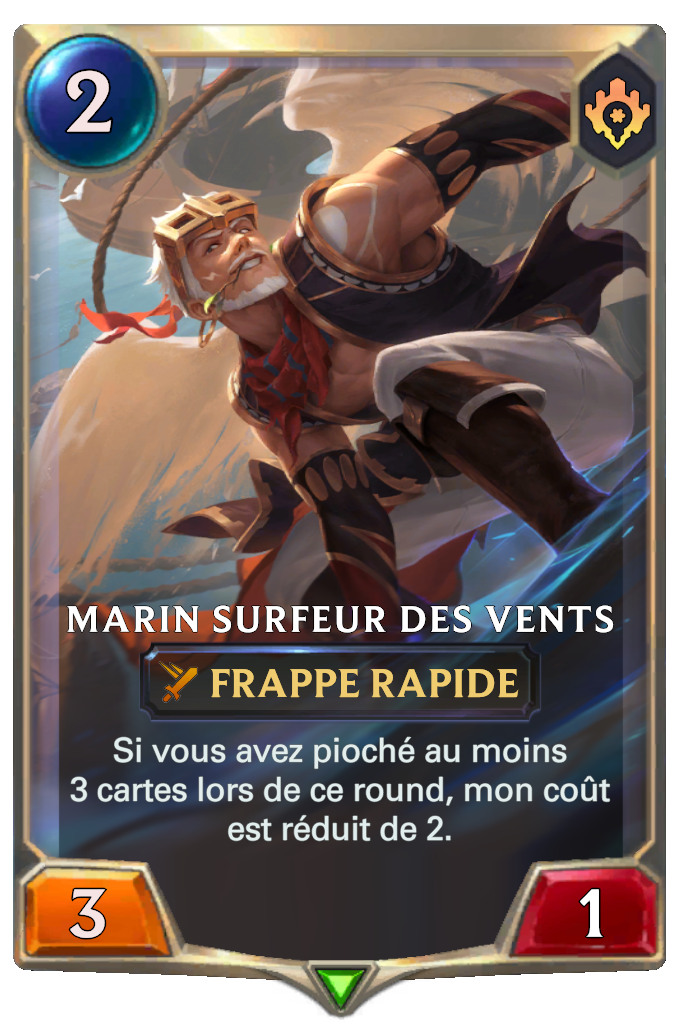 Marin surfeur des vents