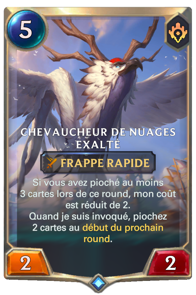 Chevaucheur de nuages exalté