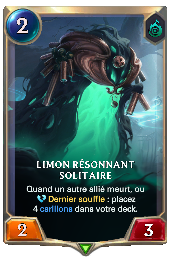 Limon résonnant solitaire